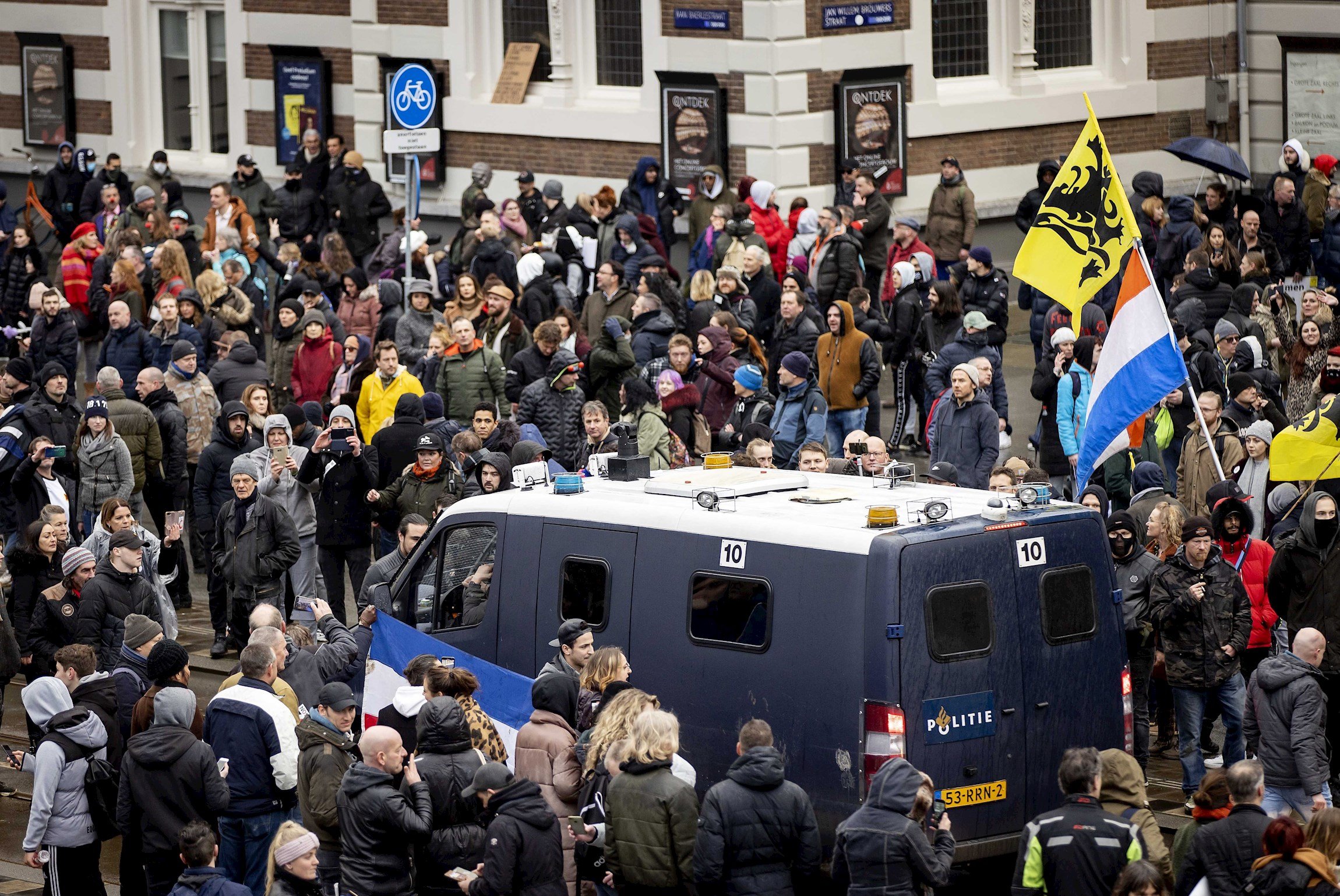 manifestacion holanda anticovid / EFE