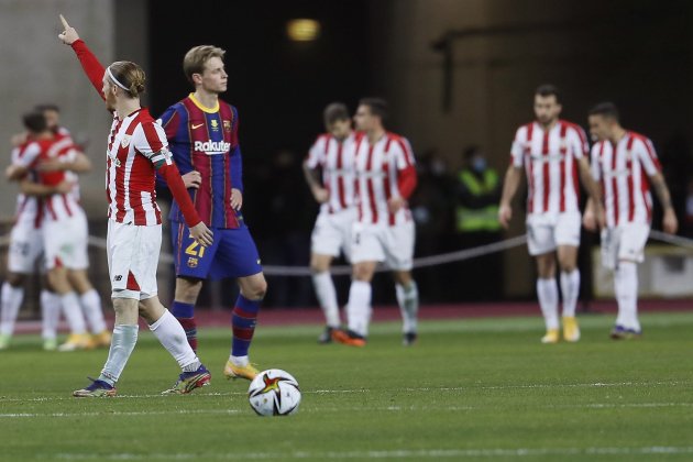 De Jong triste Athletic gol Supercopa Espana EFE