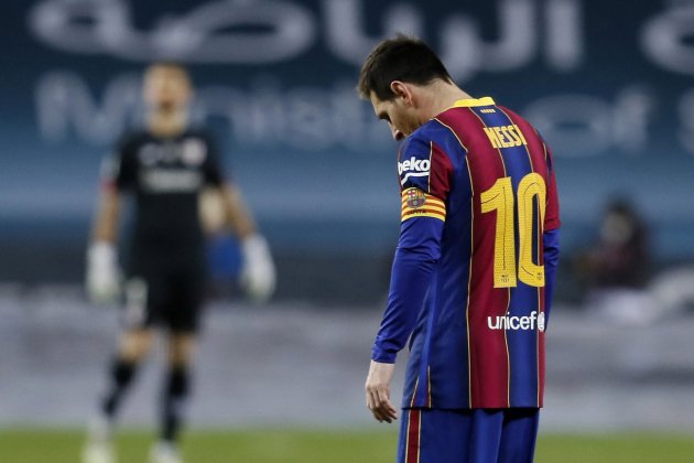 Messi Barça triste EFE