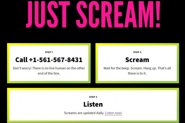 justo scream captura web