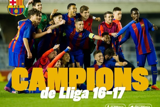 Barça campio lliga juvenil FCB Barça campio lliga juvenil FCB