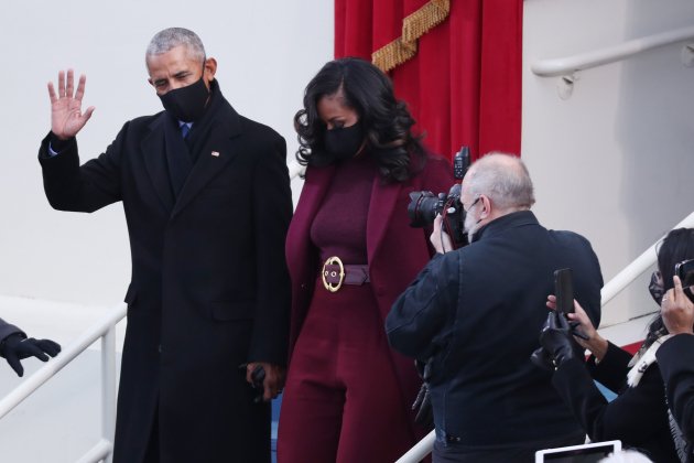 Barack Obama i Michelle Obama presa posesion Biden - Efe Barack Obama i Michelle Obama presa posesion Biden - Efe