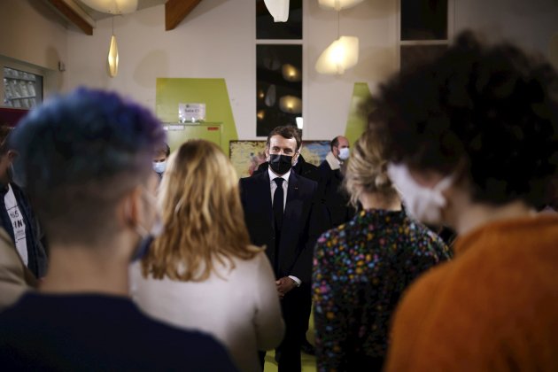 macron universitat pariu màscara covinya|cocep - Efe macron universitat pariu màscara covinya|cocep - Efe