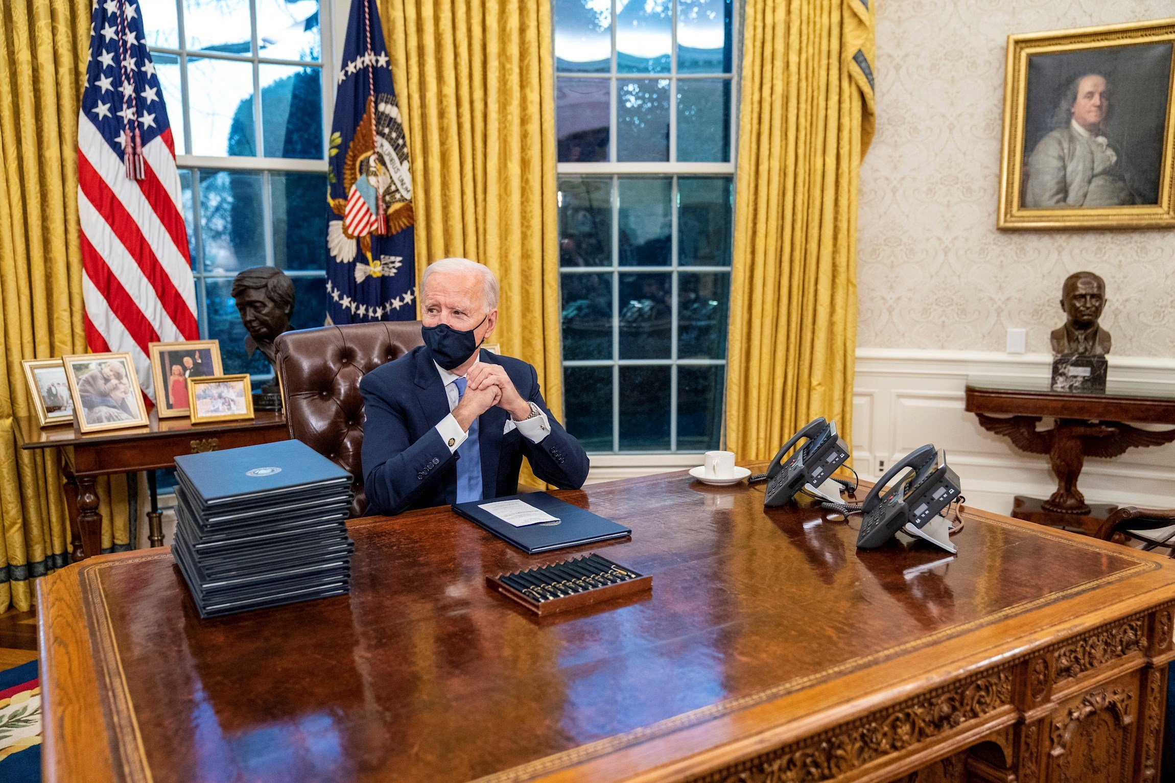 Així ha redecorat Biden la sala oval de la Casa Blanca