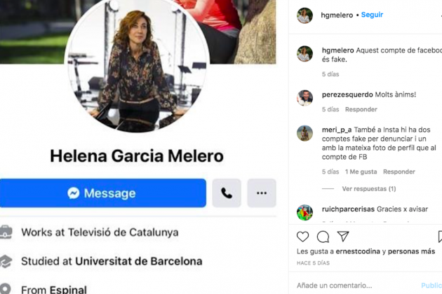 Helena García Melero, Instagram