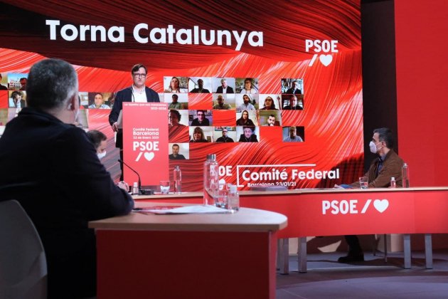 comite federal psoe   pedro sanchez   salvador illa   foto psc (4)