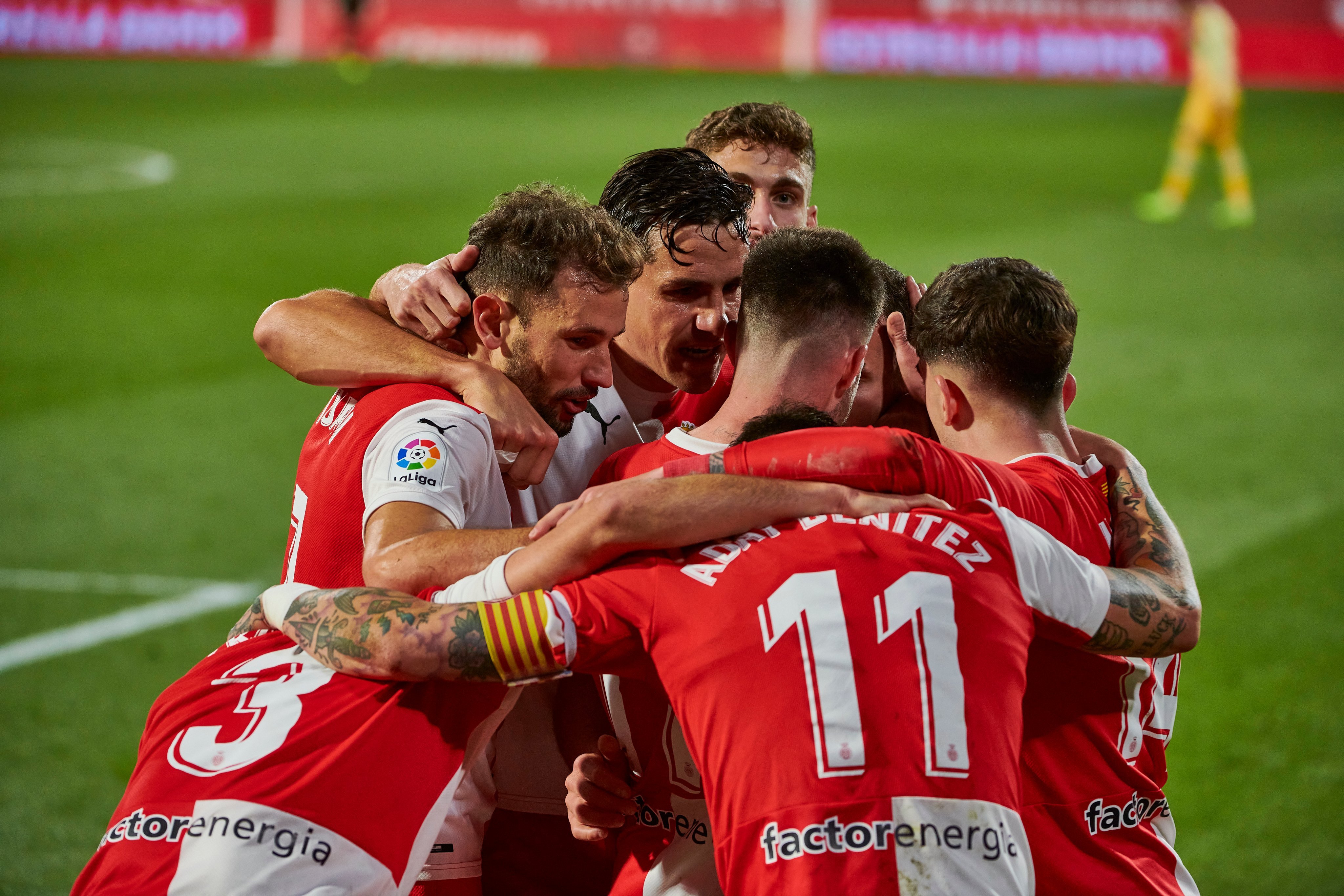 El Girona aconsegueix la victòria en el duel català contra l'Espanyol (1-0)