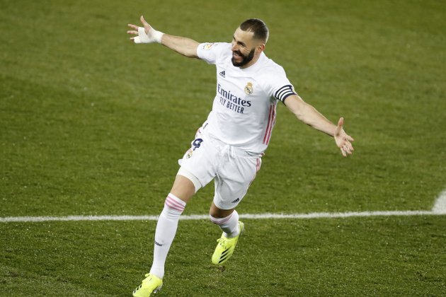 Benzema celebracion gol Reial Madrid EFE