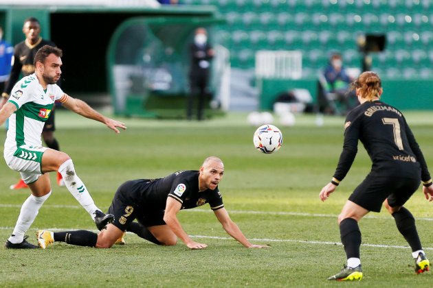 Elche Barça Braithwaite Griezmann EFE