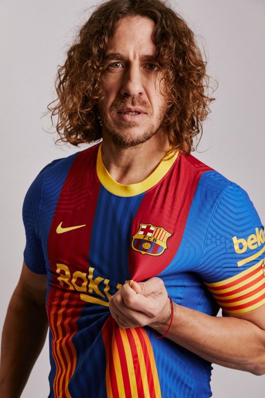 Carles Puyol bandera Barca @FCB