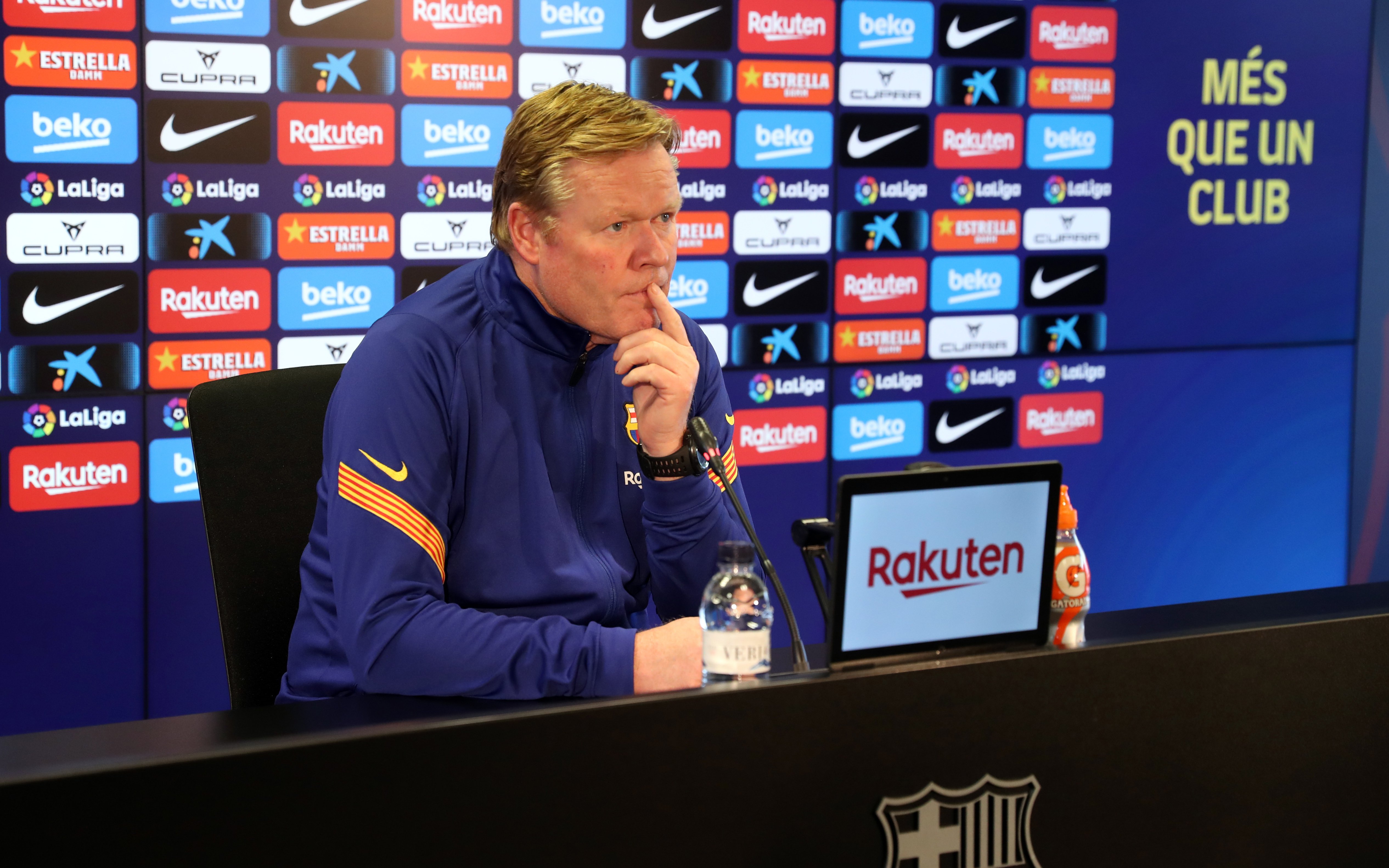 Koeman: "La Copa és el camí més curt per guanyar alguna cosa"