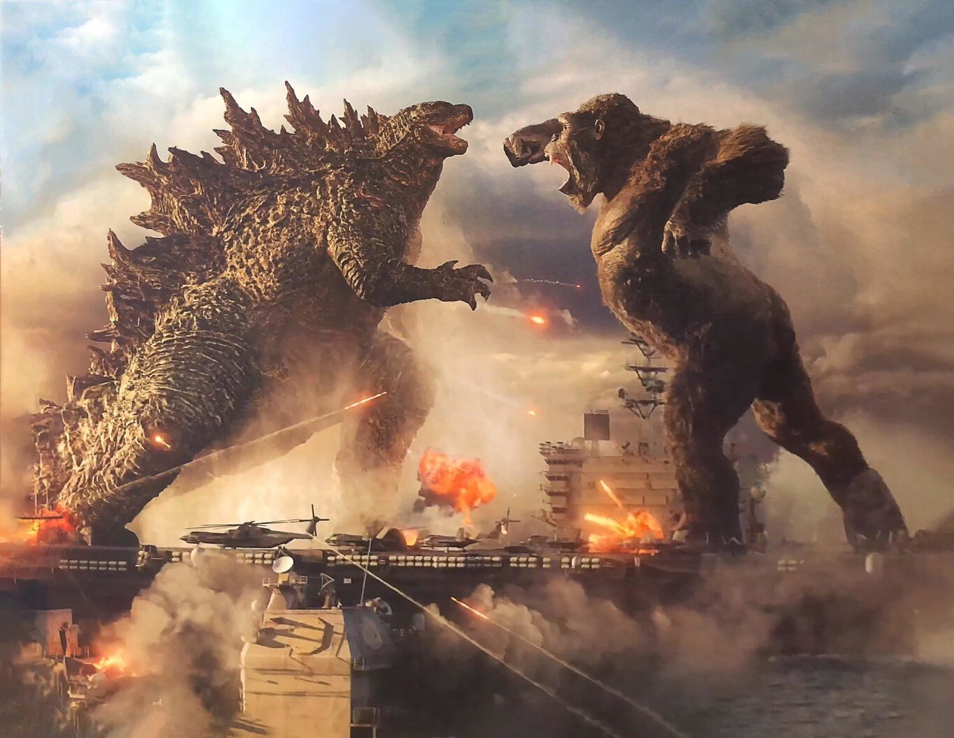 El nuevo disparate de Hollywood: Godzilla y King Kong, a puñetazo limpio