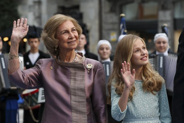 reina sofia princesa leonor GTRES reina sofia princesa leonor GTRES
