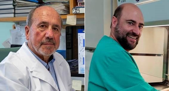  Mariano Esteban (izquierda) y Juan García Arriaza, del Centro Nacional de Biotecnología del CSIC.