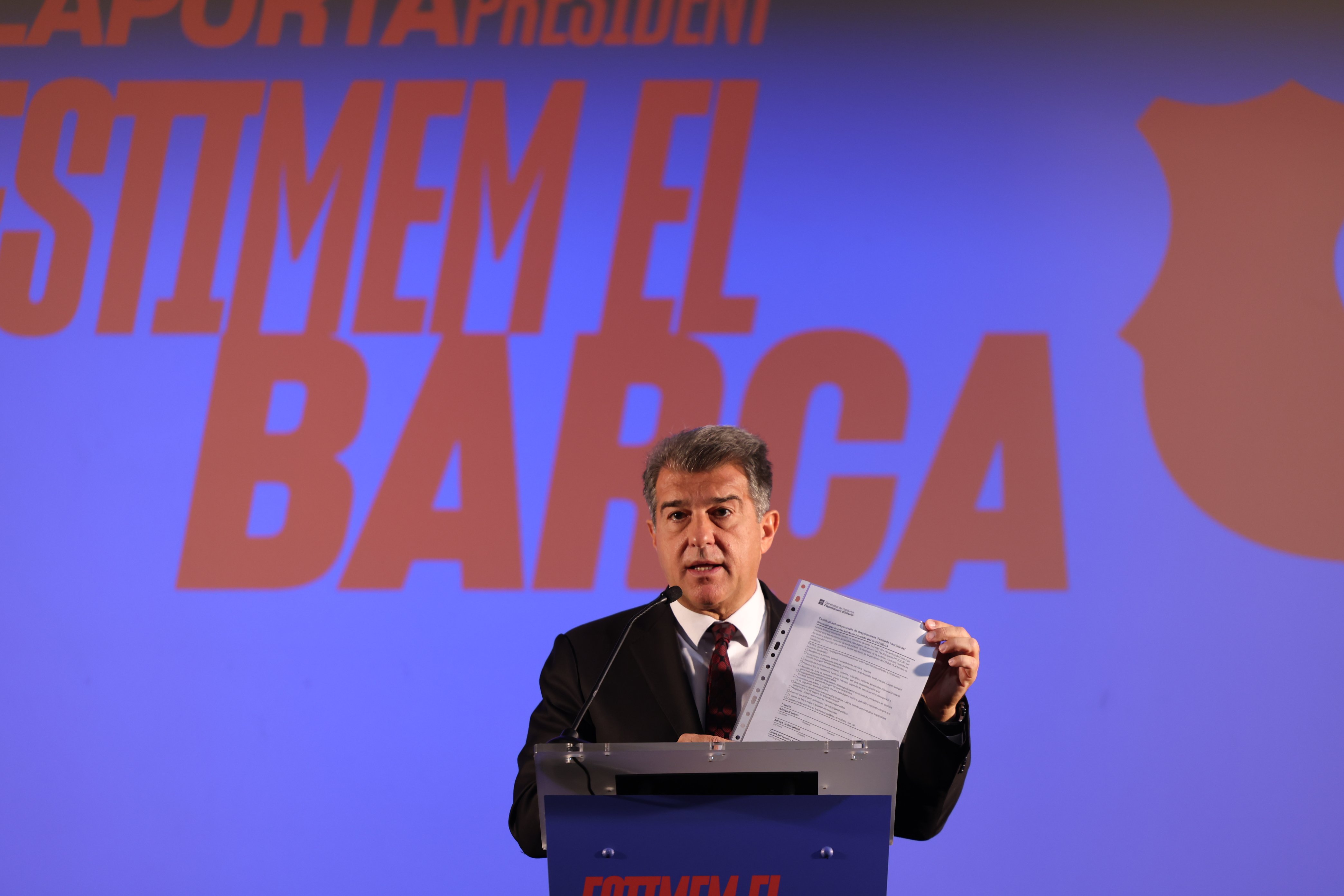 Laporta: "No se está respetando al Barça"