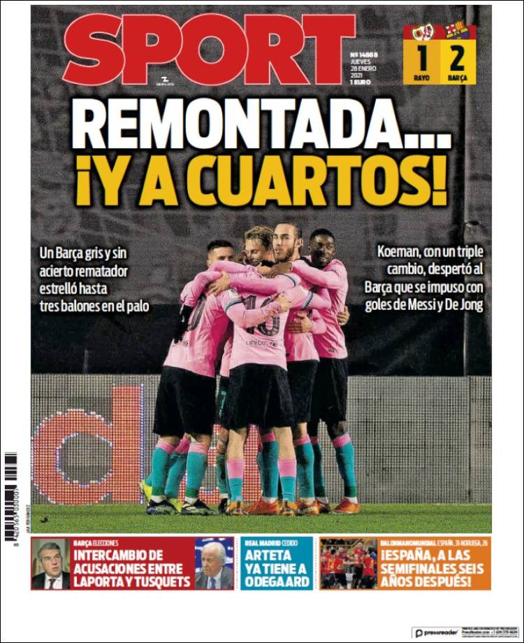 Sport Portada 28 01 2021