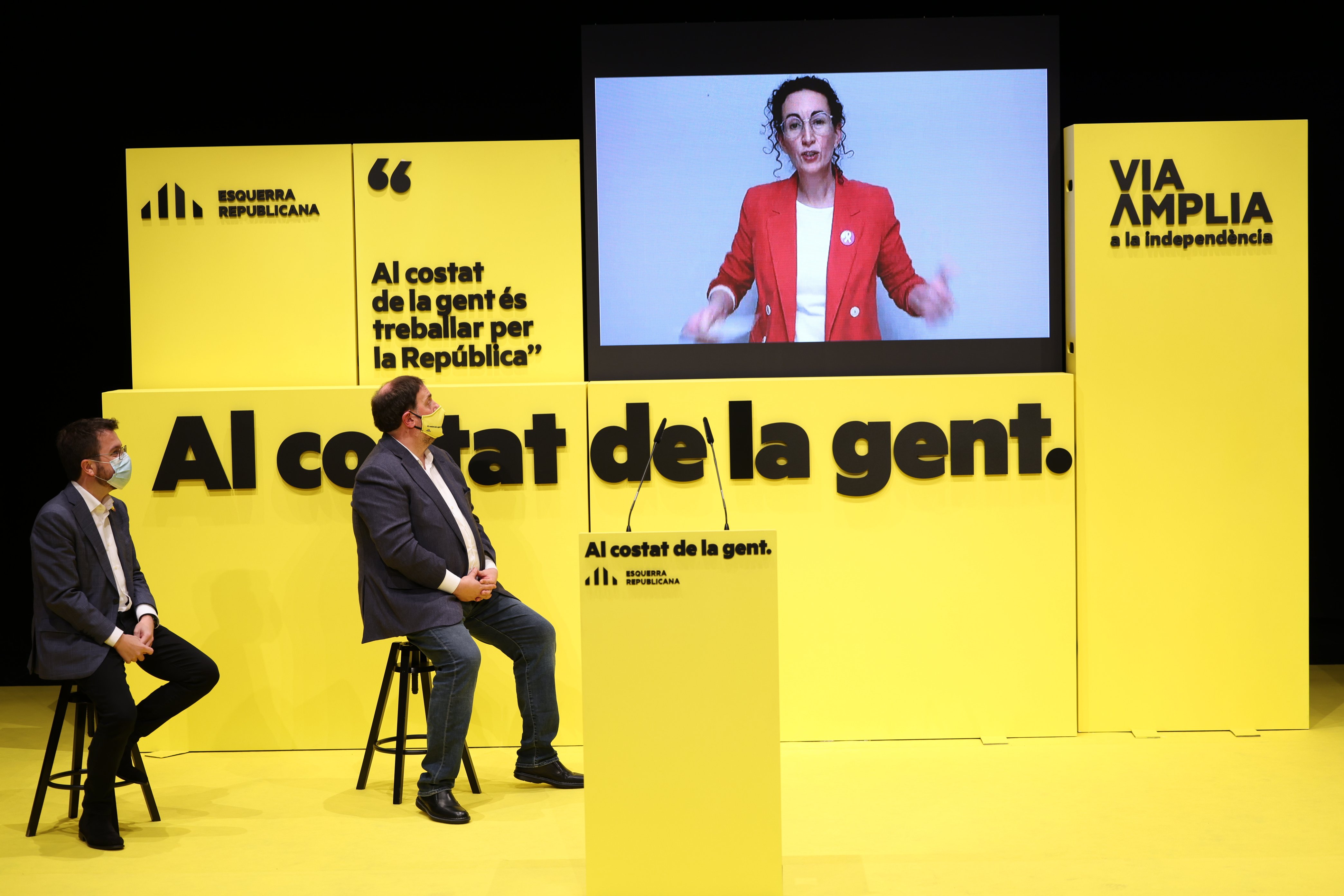 Carta de Junqueras, Rovira y Aragonès a los indecisos: "Tenéis el poder"