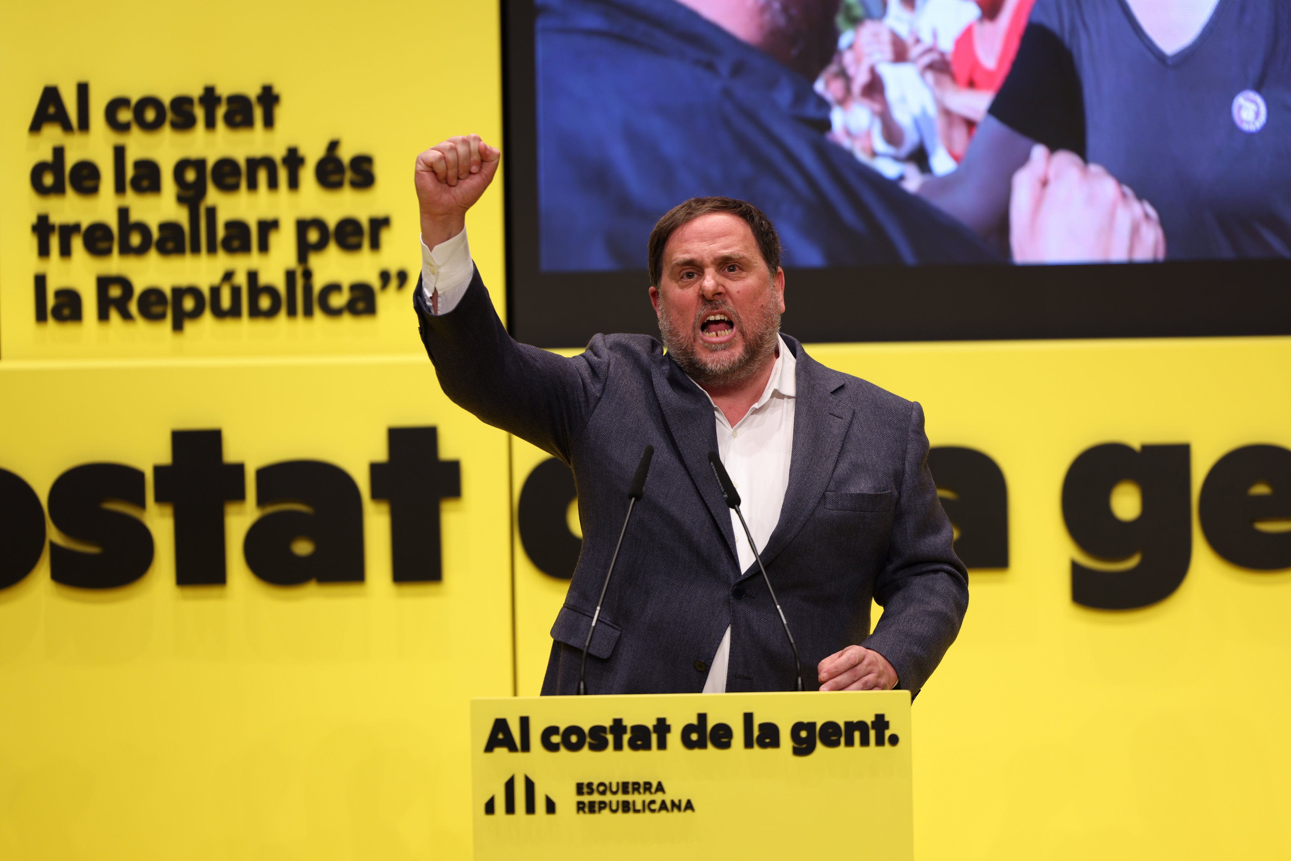 An energized Junqueras: "If ERC doesn't win, it'll be those who always win"
