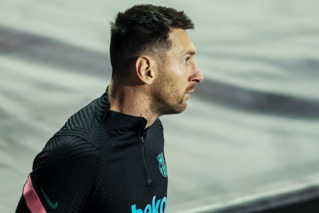 Leo Messi entreno Copa Europa Press