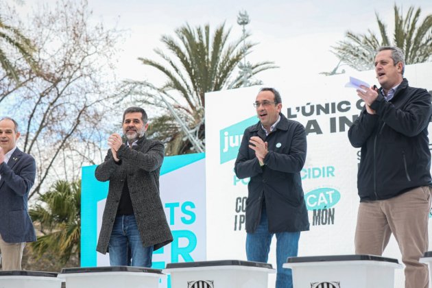 Jordi Turull, Josep Rull, Jordi Sánchez i Quim Forn - Junts