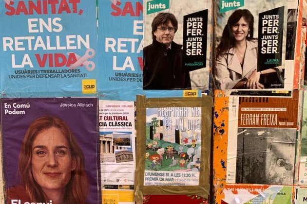cartells electorals campanya eleccions 2021