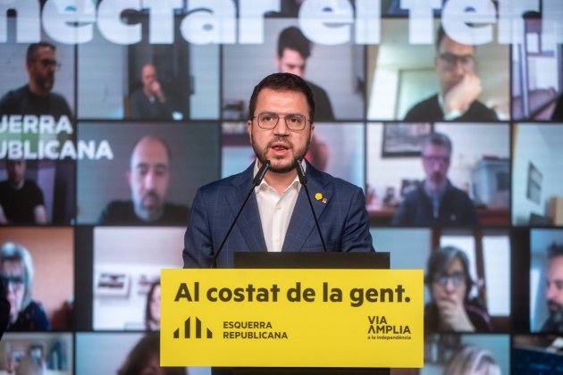 Pere Aragonès acte ERC campanya - ERC