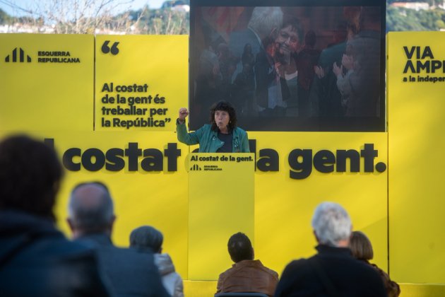 Teresa Jordà acte campanaya ERC Lloret - Marc Puig