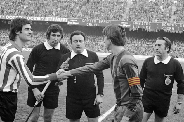 Johan Cruyff Barca bandera brazalete @FCBarcelona