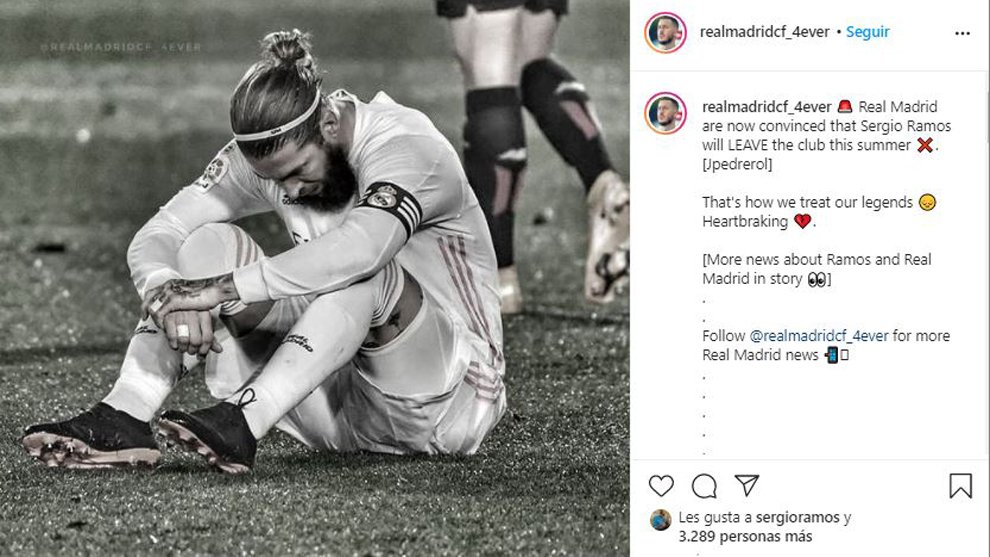 Sergio Ramos Instagram