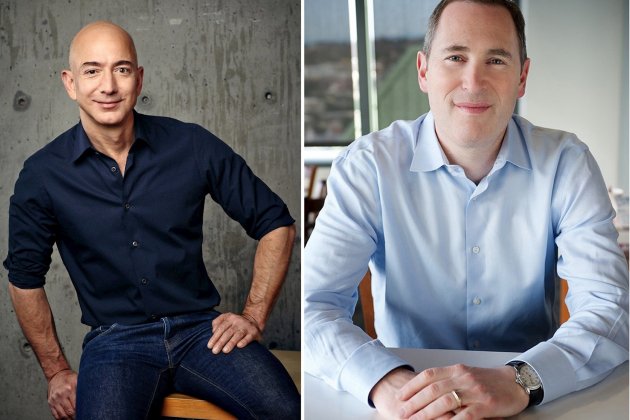 Jeff Bezos y Andy Jassy Amazon EFE