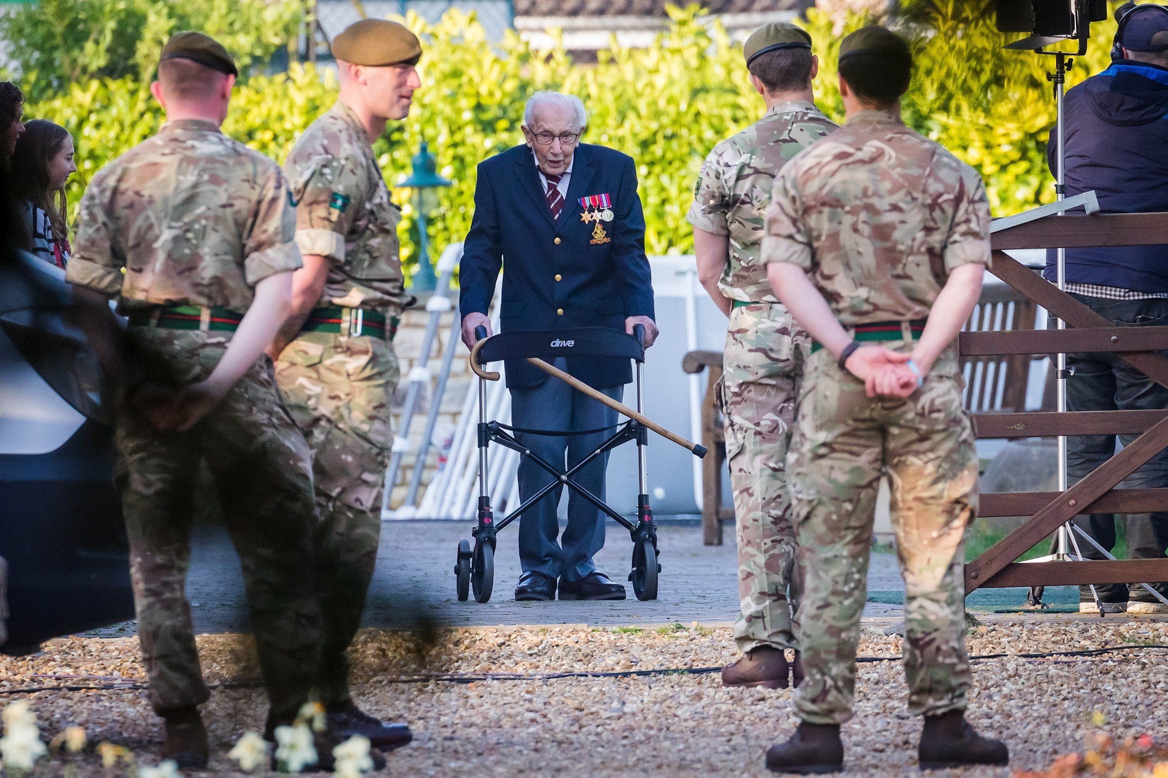 Mor amb 100 anys el britànic que caminava per la Covid