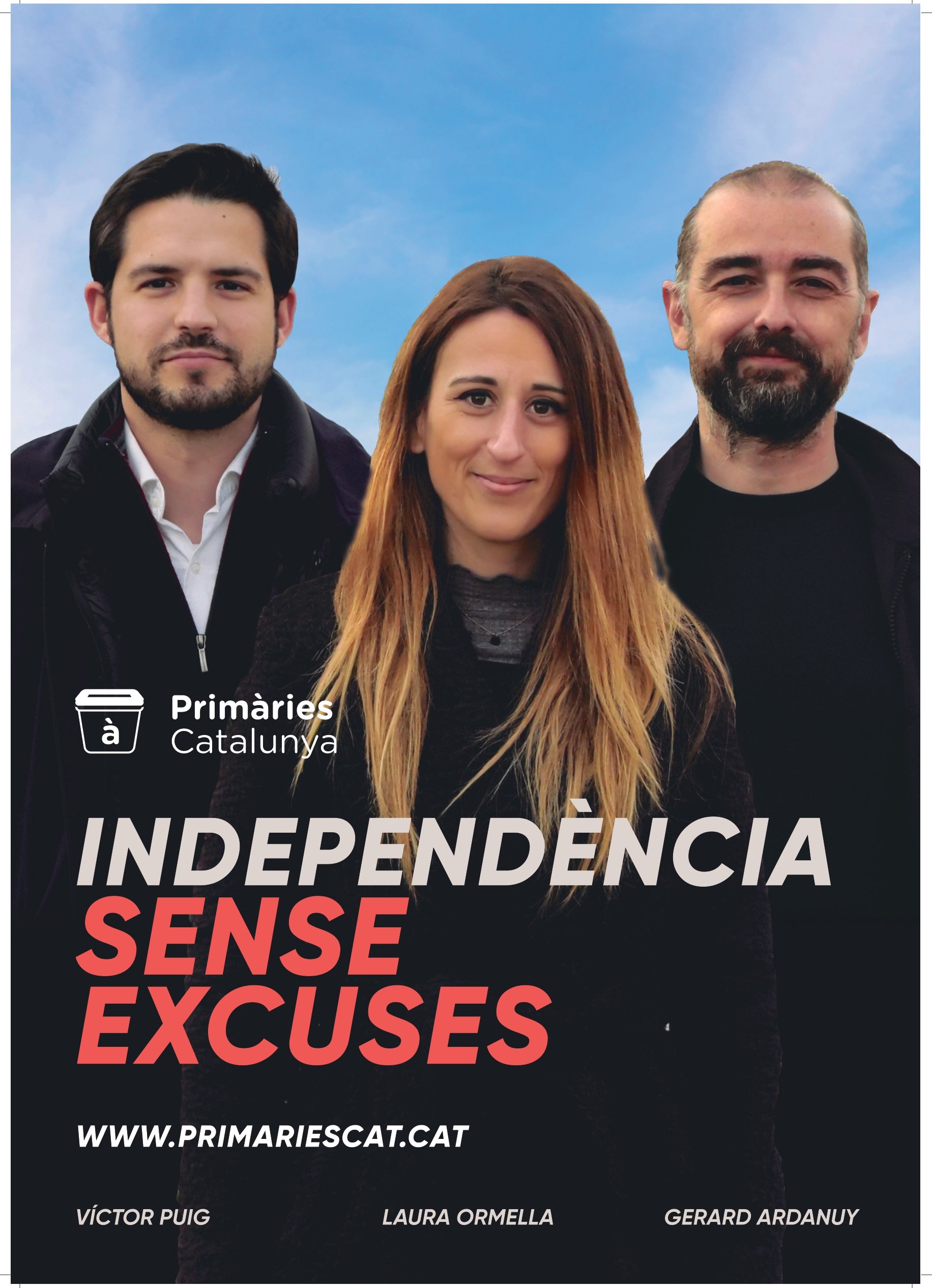 cartel primarías elecciones 14-f