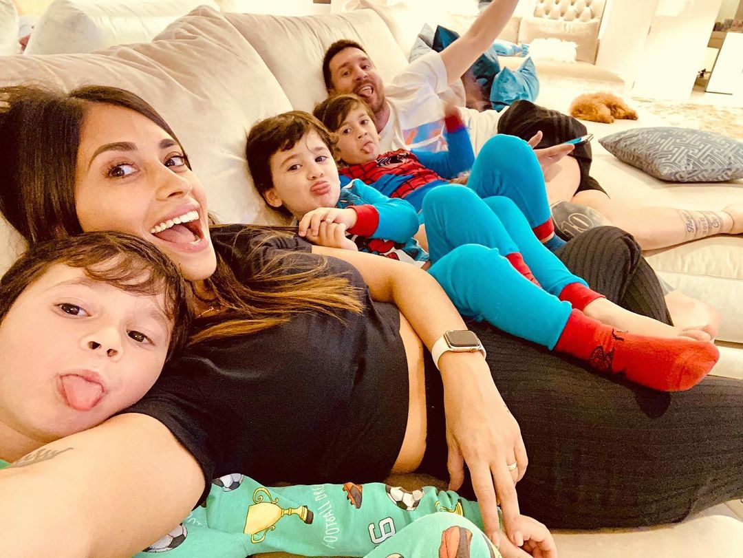 antonella messi e hijos INstagrsam