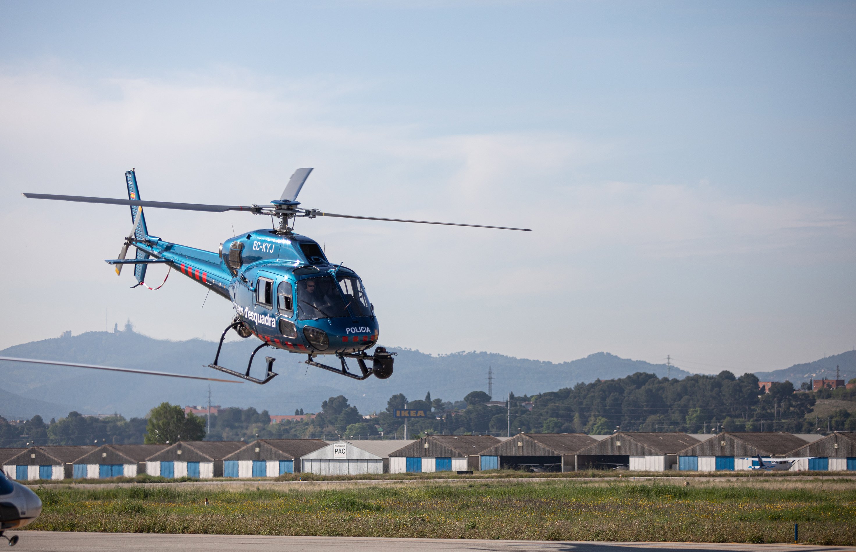 Los Mossos se refuerzan con un nuevo helicóptero pensando en ataques terroristas