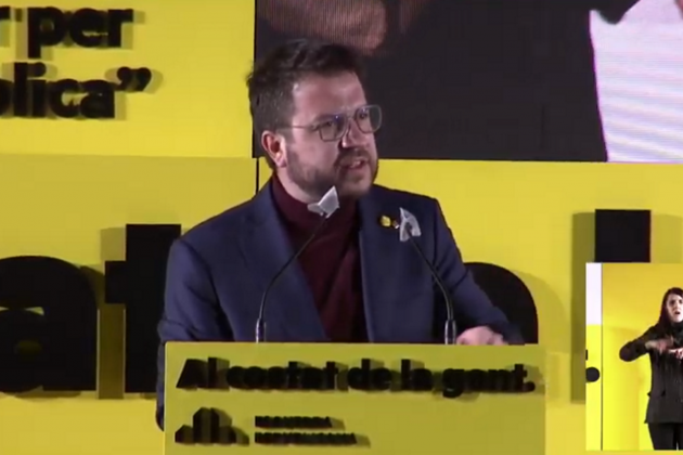 PERE ARAGONÈS acto erc elecciones cataluña Barcelona PERE ARAGONÈS acto erc elecciones cataluña Barcelona