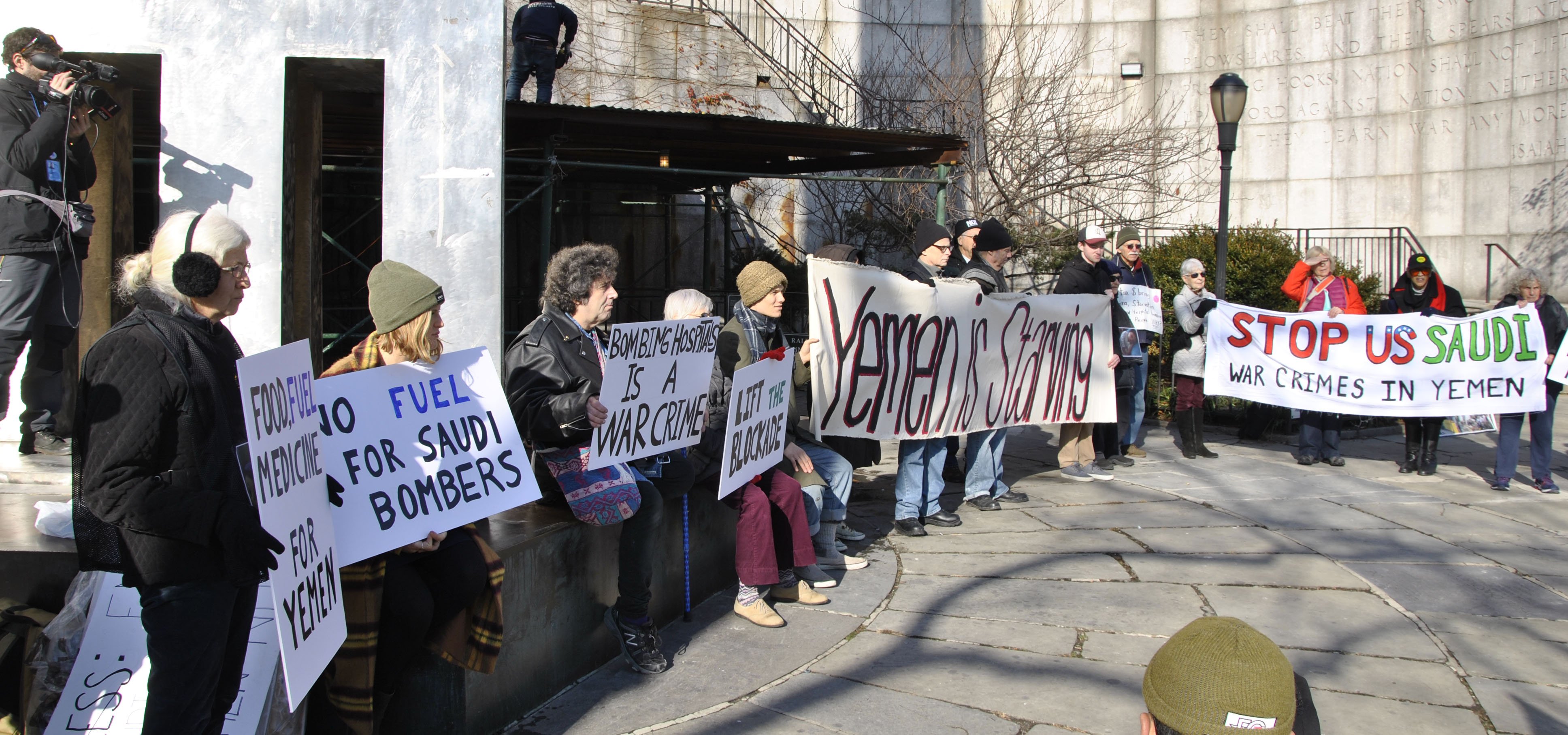 Manifestación Nueva York cuenta la intervención de Arabia Saudí en Yemen / Felton Davis / Wikipedia