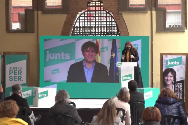 Acte Junts Sant Cugat Puigdemont Borras Acte Junts Sant Cugat Puigdemont Borras