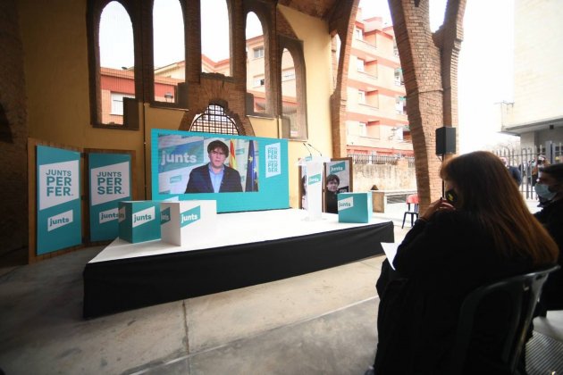 carles puigdemont Sant Cugat 14F JxCat / Julio Díaz