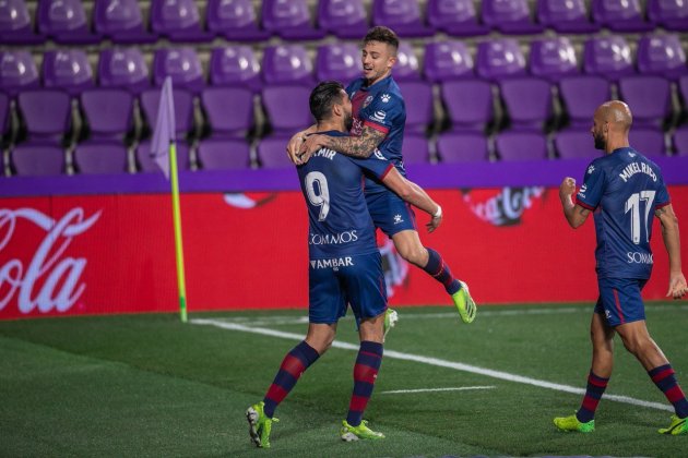 huesca valladolid celebracion sdhuesca
