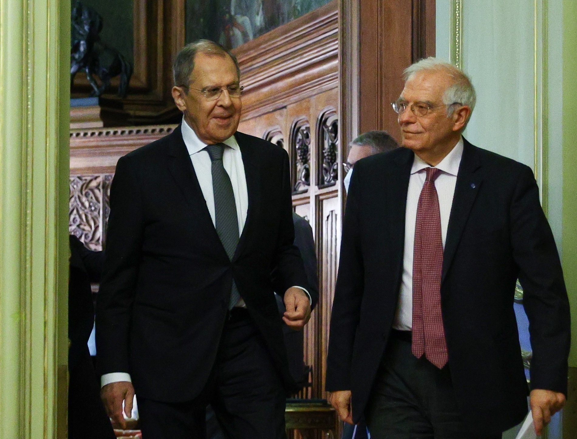 Ministro Exteriores Rusia Sergei Lavrov Alto representante de la UE Exteropres Política Seguridad Josep Borrell