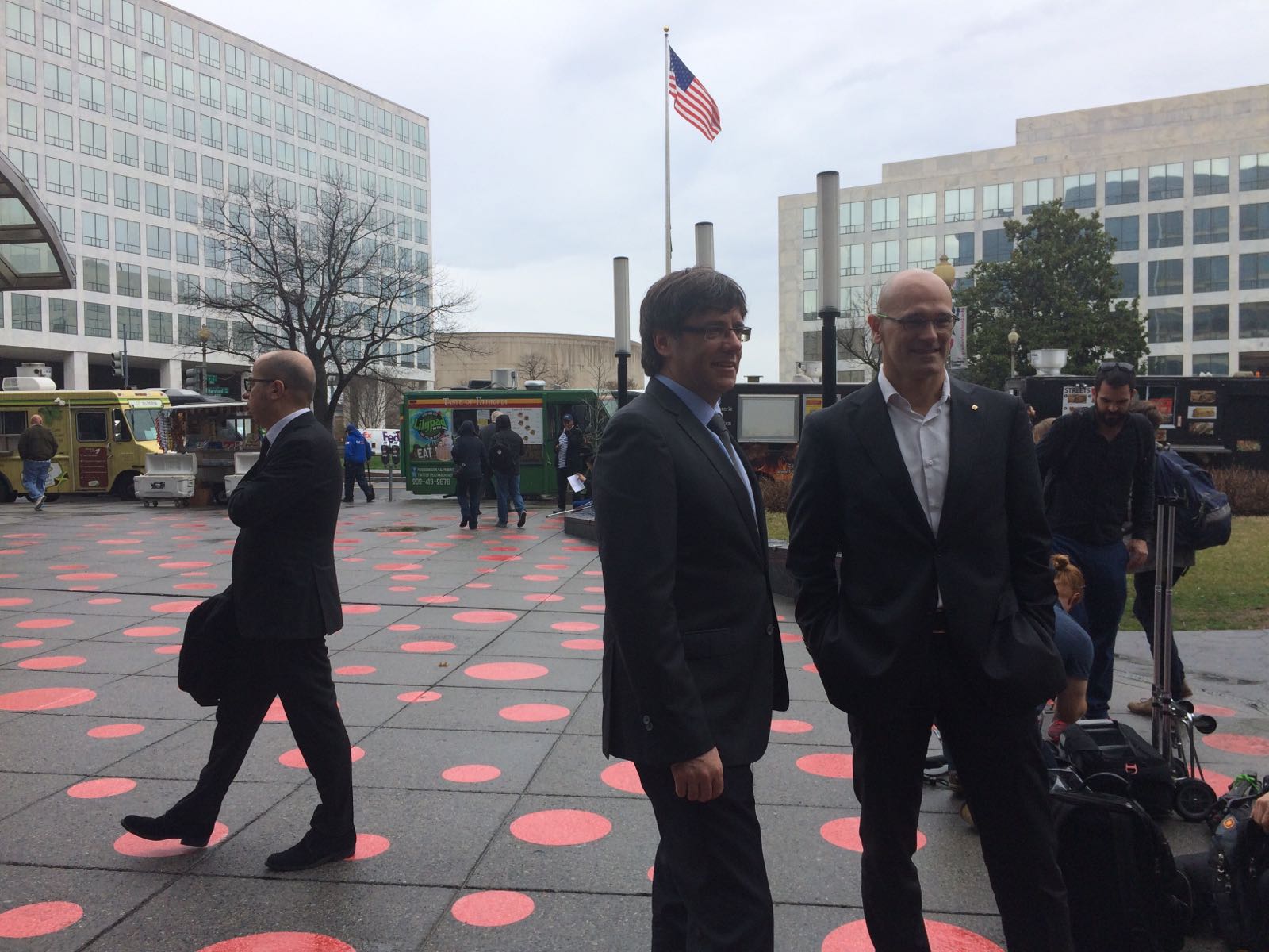Puigdemont i Romeva, a Washington