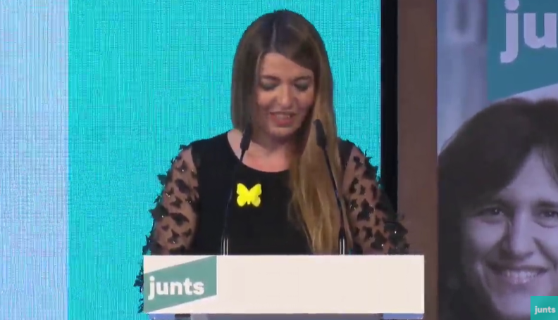 Ester Vallès acto Junts Igualada