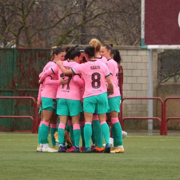 El Barça femení guanya al Logroño (0-2), amb el qual jugarà la final de la Copa
