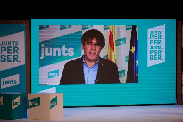 Carles puigdemont jxcat 14f igualada / Julio Díaz