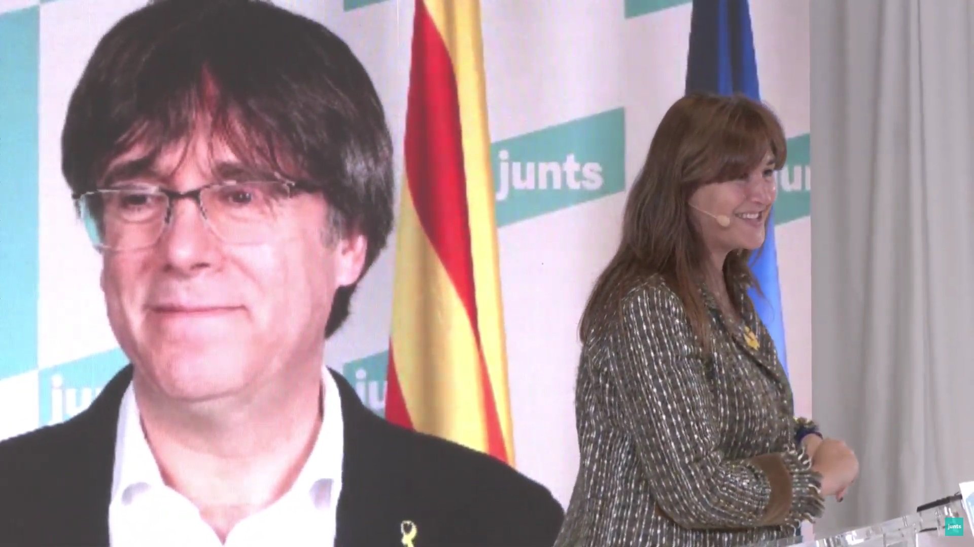 Acte central JxCat Puigdemont Borras