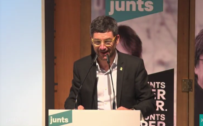 Joan Canadell acte junts campanya eleccions