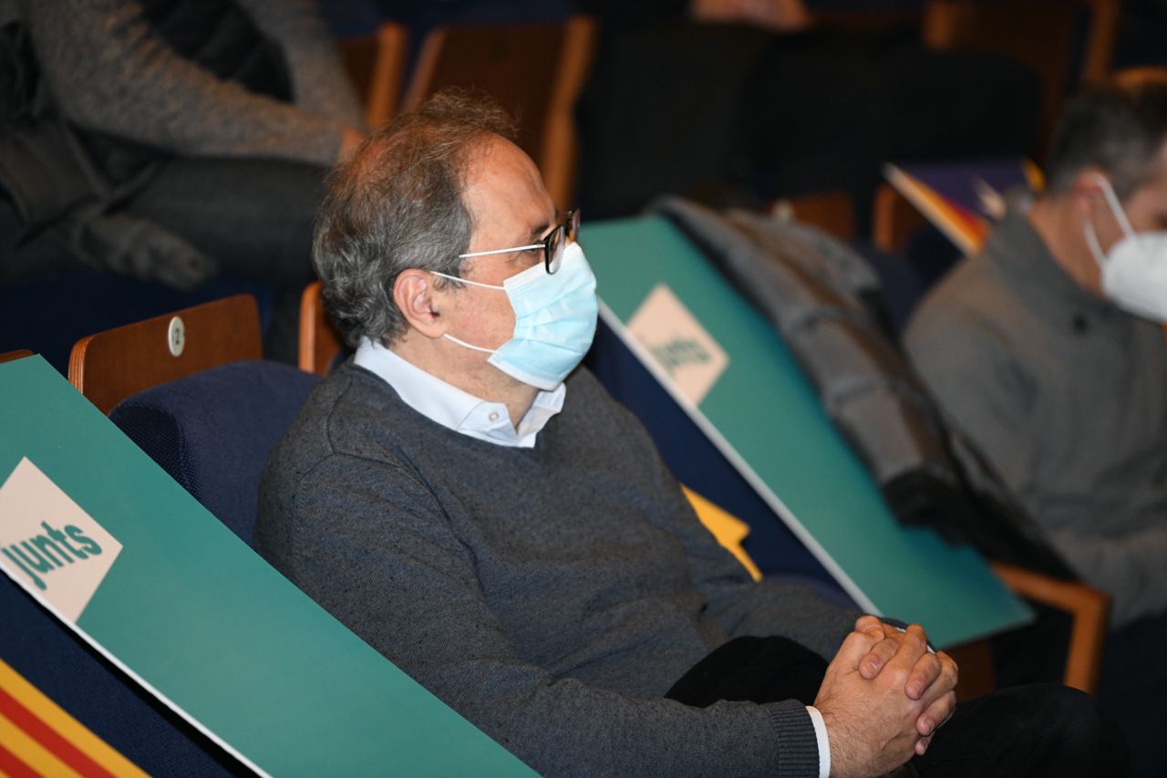 Quim Torra acto Granollers Junts elecciones / @JuntsXCat