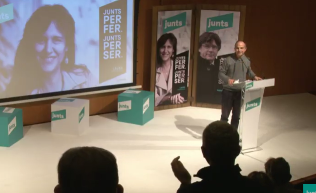 Jordi Turull acto elecciones campaña granollers Junts