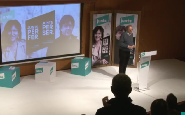Quim torra acto granollers elecciones Junts