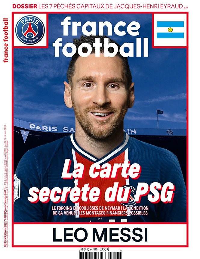 Portada France Football 08 02 2021